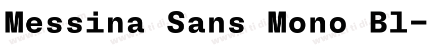 Messina Sans Mono Bl字体转换